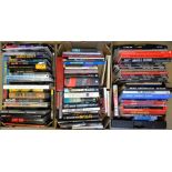 90+ Books, mostly hardback & James Bond related, including; Bond VS Bond, For your eyes only, Bond