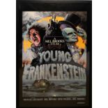Young Frankenstein (1974) US Special poster, starring Gene Wilder, 20th Century Fox, framed, 30 x 49