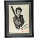 Magnum Force (1973) US Special poster, showing Clint Eastwood as Dirty Harry, Warner Bros, framed,