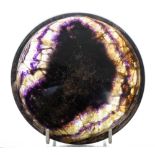 Late 19th / early 20th century Bluejohn turned bowl. 14.5 cm