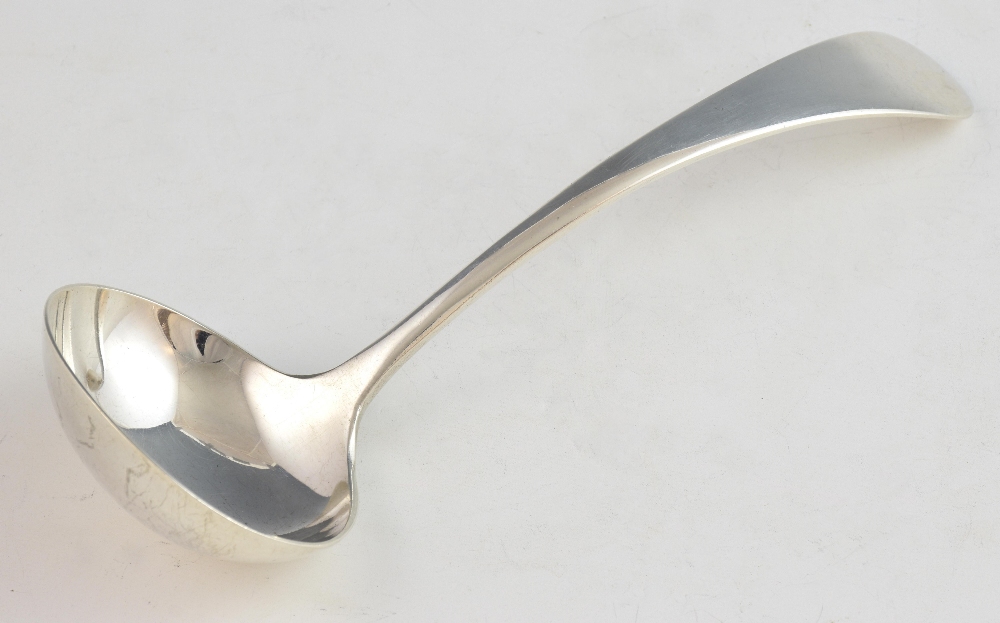 Modern silver sauce ladle, by Francis Howard Ltd., Sheffield, 1965, 2.5oz, 77g,