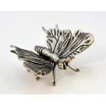 Continental silver model of a butterfly, marked '800', 0.5oz, 16g,