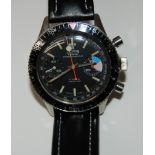 DELPHIN EDOX CHRONOGRAPH GENTS WRISTWATCH IN A SUBMARINER CASE 10 ATM, 100 METRES INCABLOC,