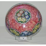 NEWCASTLE MALING POTTERY FOOTED FRUIT BOWL PATTERN NO.1389.