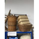 LINEN BASKETS X 3