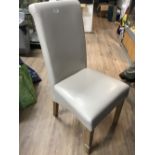 1 FAUX LEATHER CHAIR