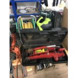 TROLLEY JACK & OTHER ELECTRICAL ITEMS