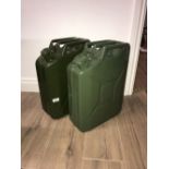 2 X JERRY CANS