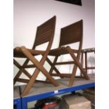 2 X FOLDING GARDEN CHAIRS