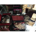 LARGE QTY OF COSTUME JEWELLERY ( FULL SHELF )