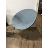 BLUE BASKET CHAIR