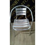 2 ALUMINIUM CHAIRS