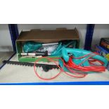 GRASS TRIMMER & BOSCH HEDGE CUTTER