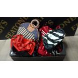 BOX OF LADIES HANDBAGS