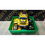 BOX OF RADIO CONTROLLED JCB CARS (3)