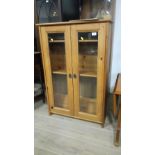 2 DOOR PINE CABINET