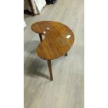 VINTAGE KIDNEY SHAPED COFFEE TABLE - G.