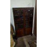 VINTAGE 1/2 GLAZED 2 DOOR CABINET