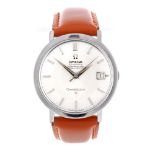 OMEGA - a gentleman's Constellation wrist watch. Stainless steel case. Numbered 168.004. Signed