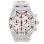 AUDEMARS PIGUET - a lady's Royal Oak Offshore chronograph wrist watch. Stainless steel case with