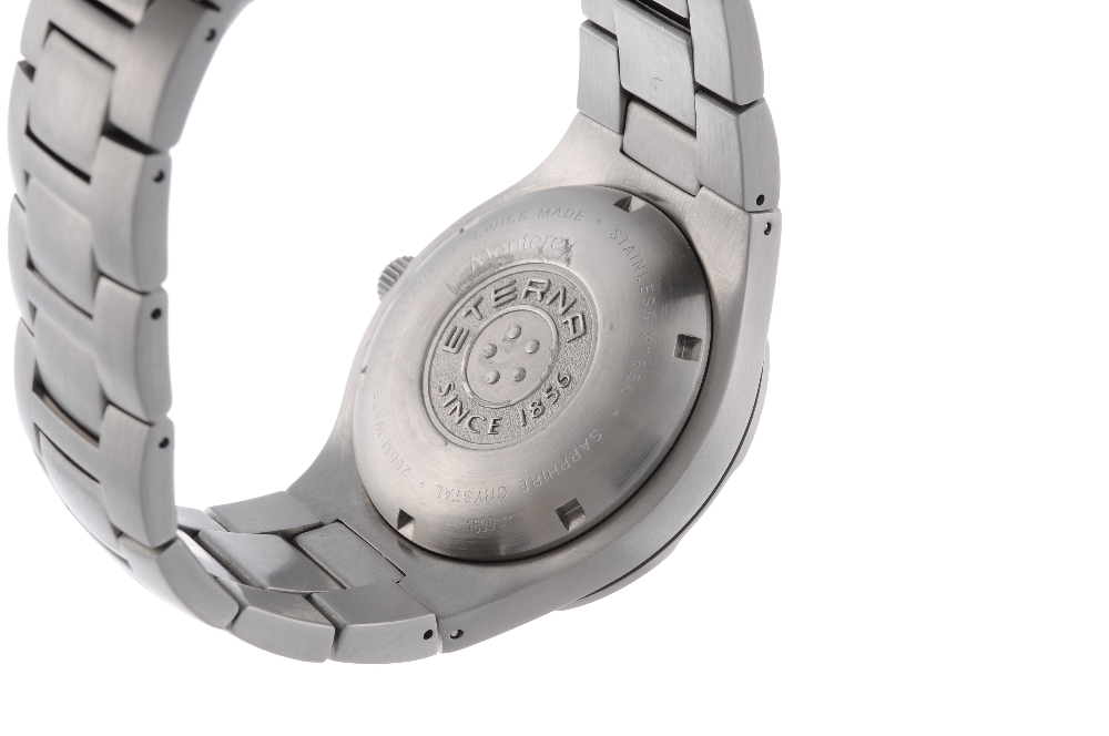 ETERNA - a gentleman's Monterey bracelet watch. Stainless steel case with calibrated bezel. Numbered - Image 2 of 4