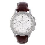 ZENITH - a gentleman's El Primero chronograph wrist watch. Stainless steel case. Reference 01.0501.