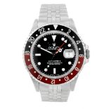 ROLEX - a gentleman's Oyster Perpetual Date GMT-Master II bracelet watch. Circa 1991. Stainless