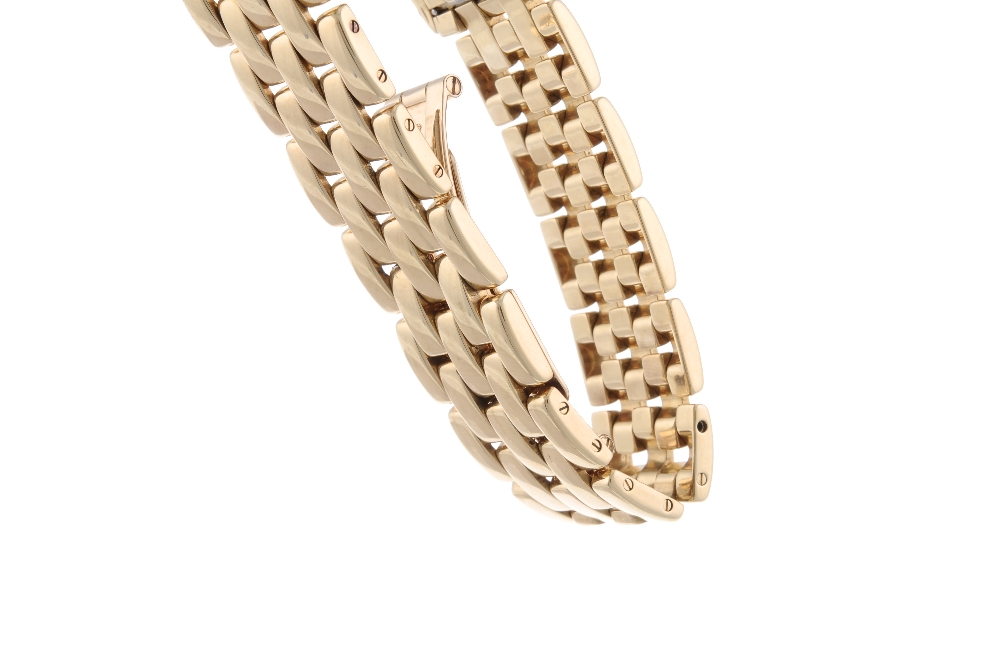 CARTIER - a Cougar Chronoflex bracelet watch. 18ct yellow gold case. Reference 1162 1, serial - Image 4 of 4