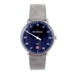 MEISTERSINGER - a gentleman's Neo wrist watch. Stainless steel case. Numbered 7147. Automatic