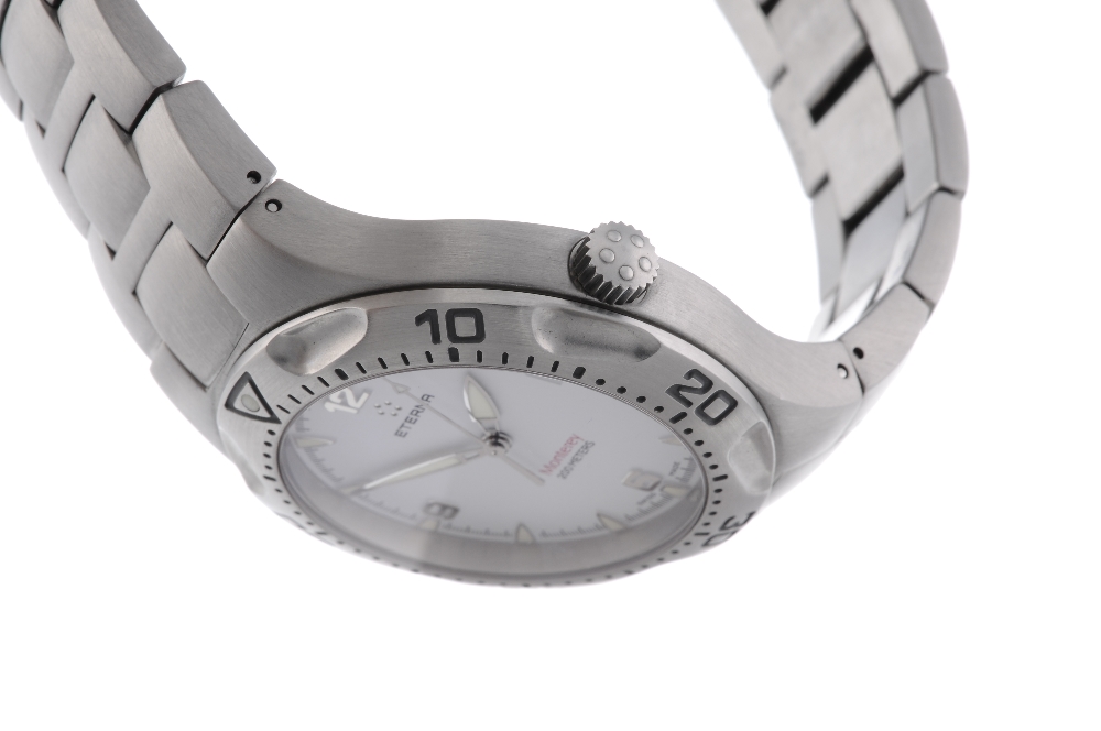 ETERNA - a gentleman's Monterey bracelet watch. Stainless steel case with calibrated bezel. Numbered - Image 3 of 4