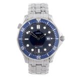 OMEGA - a gentleman's Seamaster Professional 300M bracelet watch. Stainless steel case with