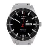 TISSOT - a gentleman's PRS516 bracelet watch. Stainless steel case with calibrated bezel and