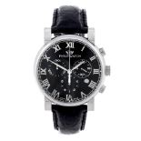 PHILIP WATCH - a gentleman's Wales chronograph wrist watch. Stainless steel case. Numbered