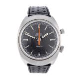 OMEGA - a gentleman's Chronostop wrist watch. Stainless steel case. Numbered 145.009. Signed