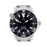 OMEGA - a gentleman's Seamaster Professional 300M bracelet watch. Stainless steel case with