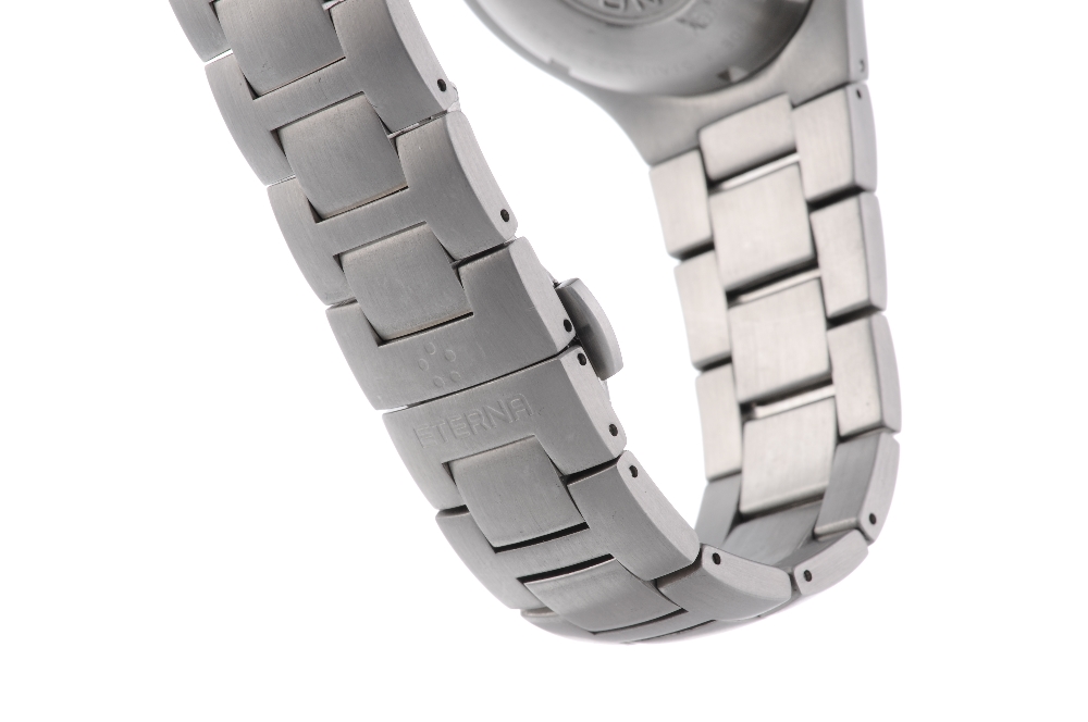 ETERNA - a gentleman's Monterey bracelet watch. Stainless steel case with calibrated bezel. Numbered - Image 4 of 4