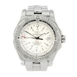 BREITLING - a gentleman's Aeromarine Colt bracelet watch. Circa 2010. Stainless steel case with