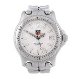 TAG HEUER - a mid-size S/el bracelet watch. Stainless steel case with calibrated bezel. Reference