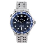 OMEGA - a gentleman's Seamaster Professional 300M bracelet watch. Stainless steel case with