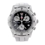 TAG HEUER - a gentleman's 2000 Series chronograph bracelet watch. Stainless steel case with