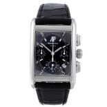 AUDEMARS PIGUET - a gentleman's Edward Piguet chronograph wrist watch. 18ct white gold case.