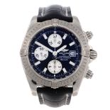 BREITLING - a limited edition gentleman's Chronomat Evolution chronograph wrist watch. Number 14