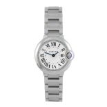 CARTIER - a Ballon Bleu bracelet watch. Stainless steel case. Reference 3009, serial 209377NX.