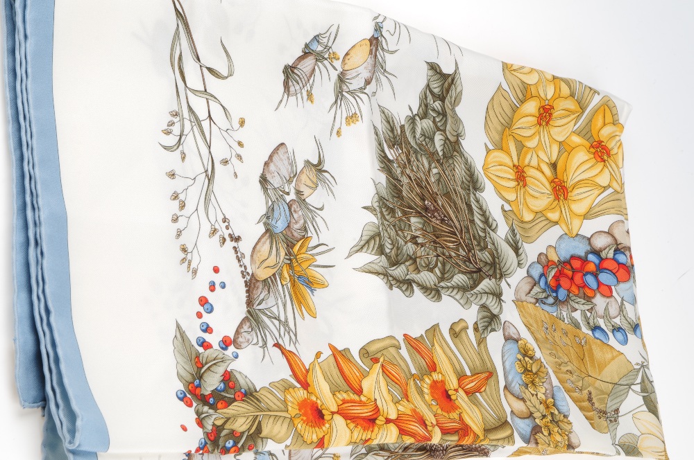 HERMÈS - a 'Pythagore' scarf. Designed by Zoé Pauwels, first issued in 1999, featuring a detailed - Image 4 of 4