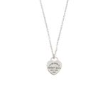 TIFFANY & CO. - a necklace. Designed as a heart-shape pendant stamped 'Please Return To Tiffany & Co