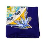 HERMÈS - a 'Tropiques' scarf. Designed by Laurence Bourthoumieux, originally issued in 1988, with