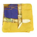 HERMÈS - a 'Jardin Creole' scarf. Designed by V.Dawlat, featuring exotic creole fruits in tones of