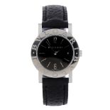 BULGARI - a lady's wrist watch. Stainless steel case. Reference BB 26 SL, serial J282223. Signed