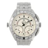 TAG HEUER - a gentleman's Mercedes Benz SLR chronograph bracelet watch. Stainless steel case with