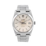 TUDOR - a gentleman's Prince-Quartz Oysterdate bracelet watch. Stainless steel case. Reference